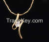 18k gold plated necklace with discount price