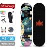 complete colorful deck skateboard