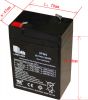 3FM4(6v4ah) Emergency and Toyes sealed valve lead acid battery