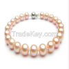 AA 9-10mm Pink Pearl Bracelet with Sterling Silver Clasp
