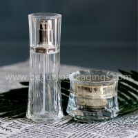 Luxury Cosmetic Acrylic Lotion Cream Container For Body Care