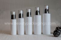 Cosmetic Plastic White Facial Moisturizer Lotion Pump Pressure Bottle