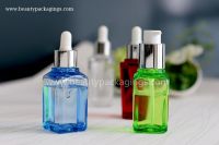 Scratch-Resistant Thick Wall Cylinder Square Plastic Essential Oil Bottle With Dropper