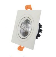 Recessed double head 10W COB LED ceiling light spotlight downlight adjustable for mall project