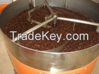 Roasted arabica and robusta coffee Beans