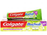Col-gate maxfresh toothpaste green tea flavor 180g.