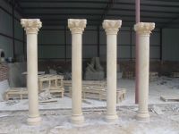 House stone pillars