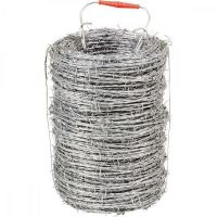 Good quality barbed wire length per roll, galvanized barbed wire for sale.