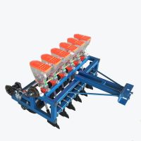 Simple design tractor mounted vegetable seeder with 3-point bar