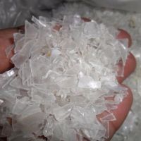 Hot Washed 100% Clear PET Bottle Scrap/PET Flakes White/Recycled PET