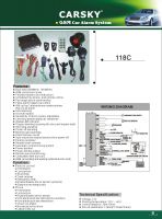 Sell hot product GSM car alarm system