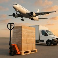 Express air delivery across Europe, as well as shipments to the USA, China, and other foreign countries