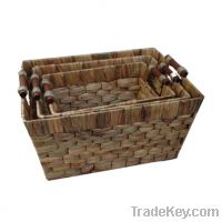 Sell water hyacinth storage baskets