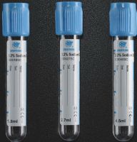 PT blood collection tubes CE and IS013485  (blue cap)