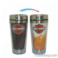 Sell Stainless Steel Color Changing Mug, magic mug