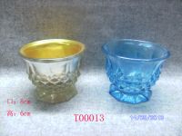 glasss candle holder T00013