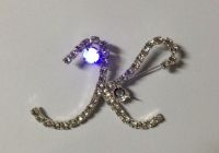 Rhinestone Jewelry with flashing LED