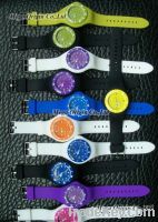 Band changeable watch, sport silicone watch