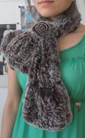 Sell rex rabbitt fur scarf(MZ-712L)