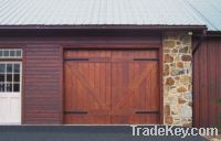 Aotomatic section wood garage door