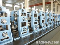 Gas pipe production line