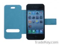 Sell leather 4G skin case2