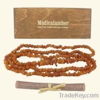 Sell Raw Baltic Amber Necklace - long