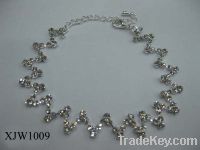 Wholesale cheap rhinestone necklace(XJW1009)