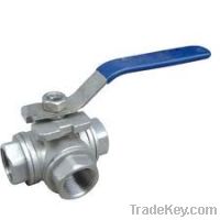 Sell Stainless Steel 3-Way Thread Ball Valve