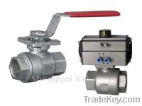 Sell 2PC flange end ball valve, Full bore