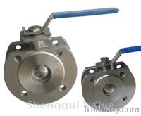 Sell 1PC Wafer Flanged Ball Valve, PN16