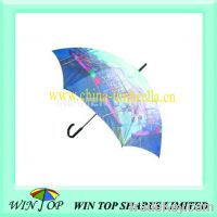 Sell 23" auto wooden good selling umbrella