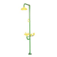 OSHA !!!Anti-Freeze&Manually Emptying Combination Emergency Eyewash&Shower