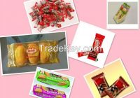 donuts wrapping machine with feeder