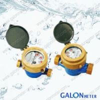 single jet wet water meter