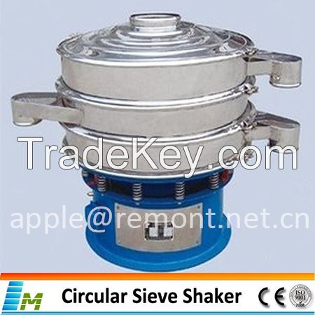 Rotary vibrating sieve for powder, granulas, liquid sieving