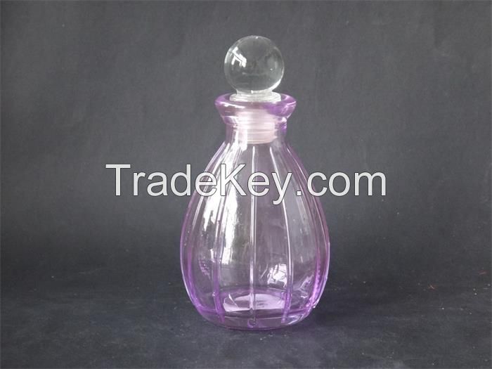 Decoration Colored Aroma Glass Bottles Container Jar Glass Vase