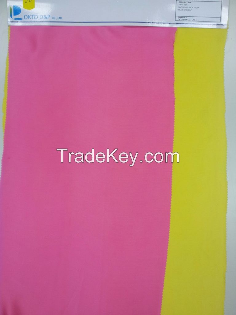 100% PURE SILK SATIN GGT 16MM DIGITAL PRINT and PLAIN DYED