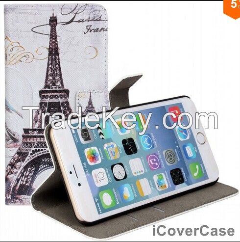 Retro Landscape Wallet Leather Case for iPhone 6 4.7