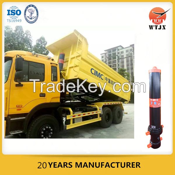 4 stage hydraulic cylinder for vehicle