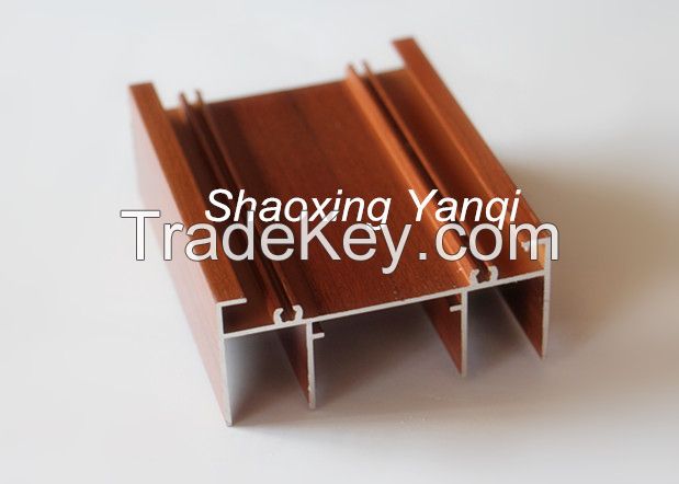 Wood-Grain Transfer Profile/Aluminum Window&amp;amp;amp;Door Profile/Aluminum Frame