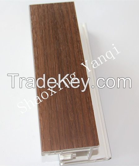 Wood Laminated Internal Color/PVC Window&amp;Door Profile/Weather Resistance