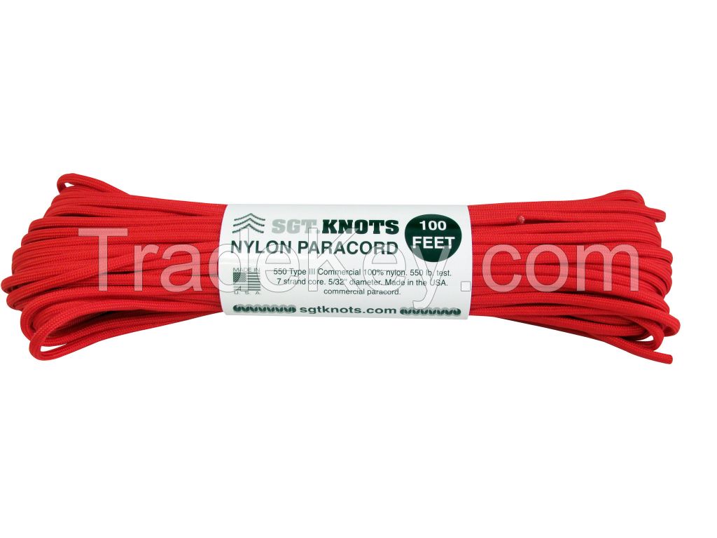 100 feet Nylon Paracord 7 inner strands