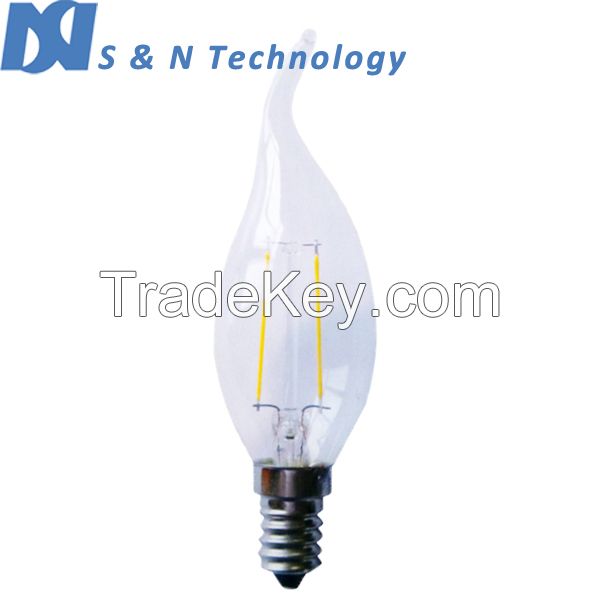 2016 Hot Ra80 3.5w e14 led filament bulb