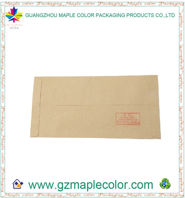 2015 custom logo kraft paper envelopes