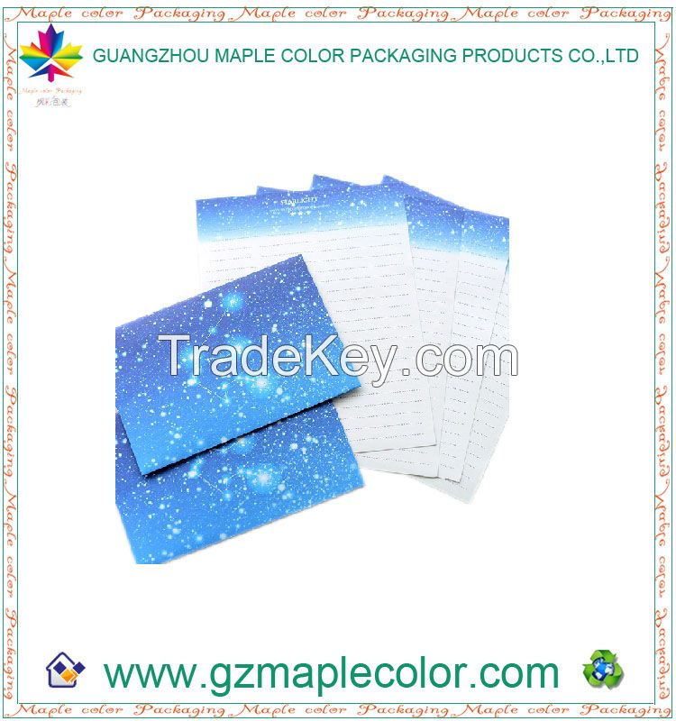 2015 bright sky art paper envelope