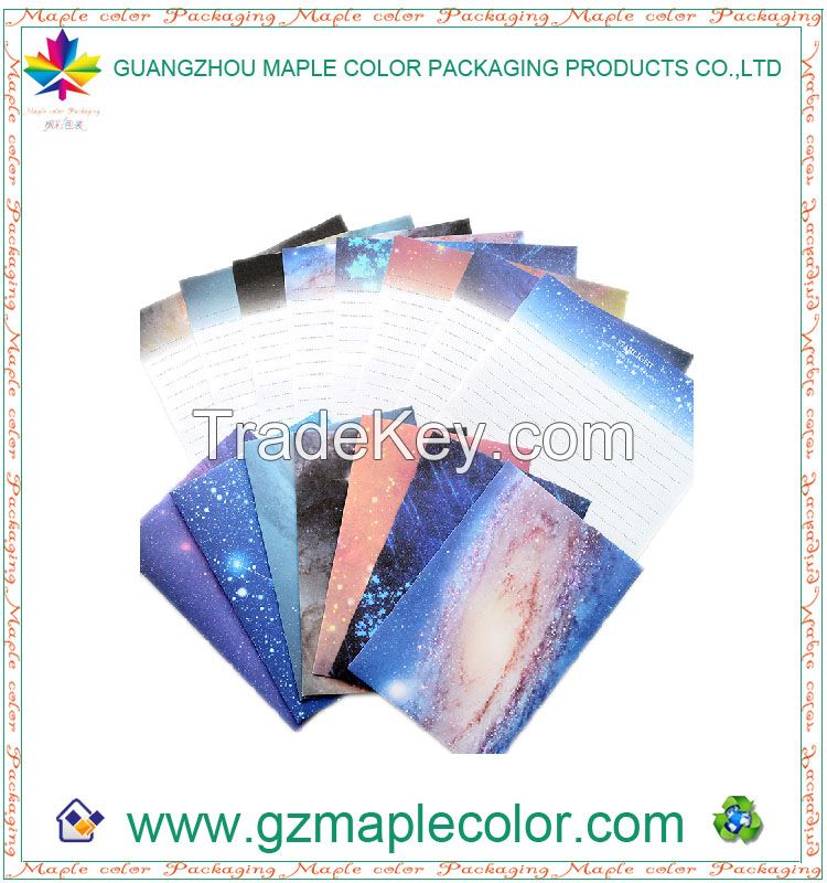 2015 bright sky art paper envelope