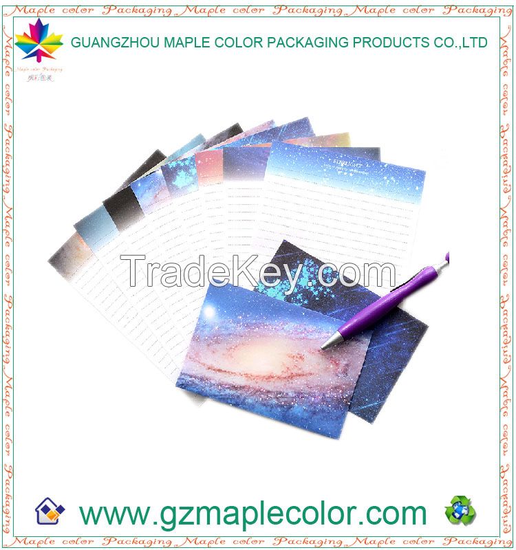 2015 bright sky art paper envelope