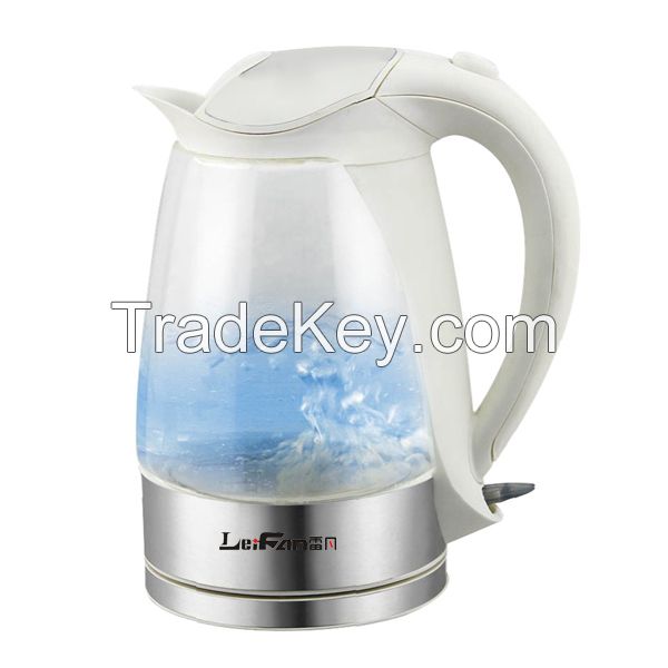 Cordless Electric Glass Kettle With Filter