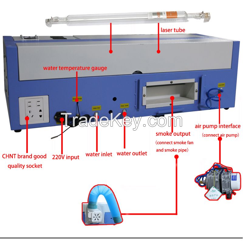 mini 40W laser engraving machine